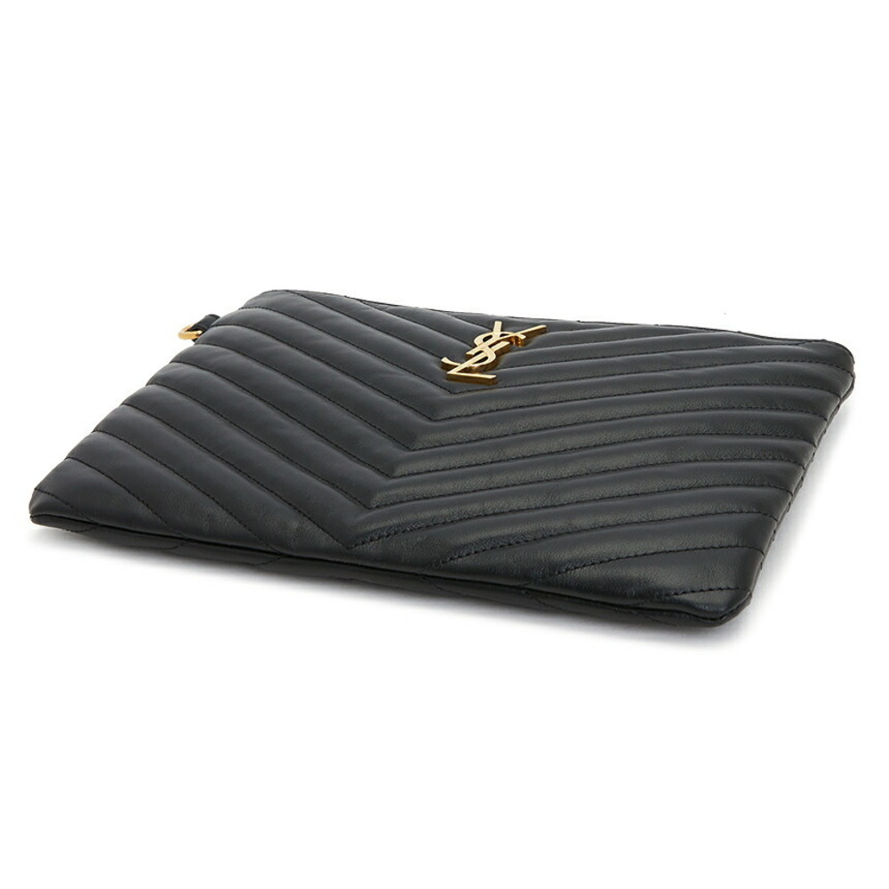 SAINT LAURENT PARIS Clutch Pouch Bag - Picture 4 of 8